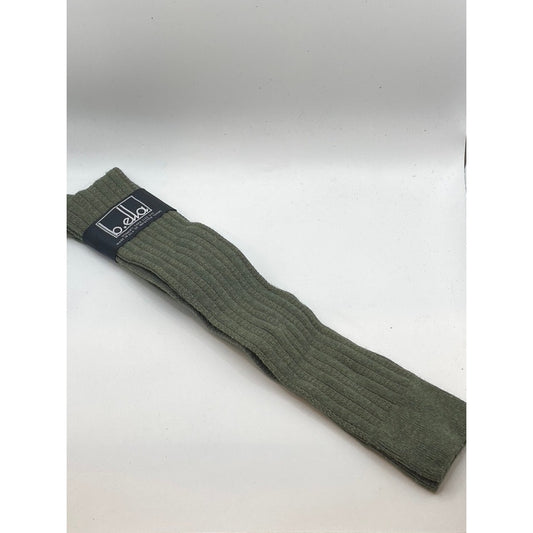 B.ELLA Women's Forest Green Knit Kersten Over-The-Knee Socks SZ OS