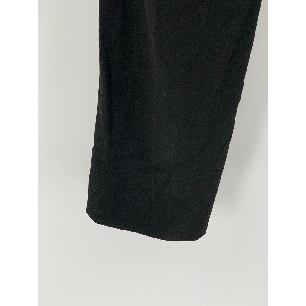 CALVIN KLEIN Men's Black Solid Slim-Leg Regular-Fit Pants SZ 36X30