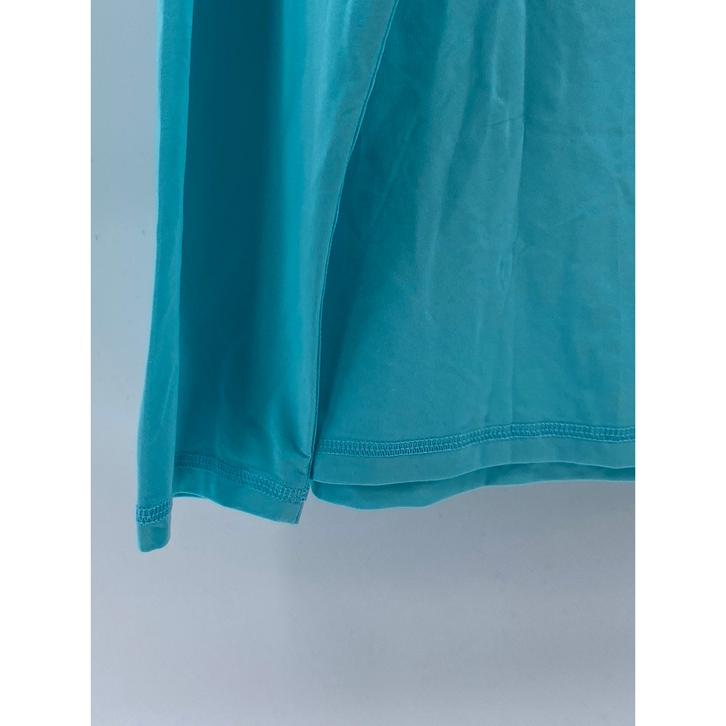 JOHNIE-O Men’s Aqua Blue Crewneck Featherweight Long Sleeve T-Shirt SZ XL