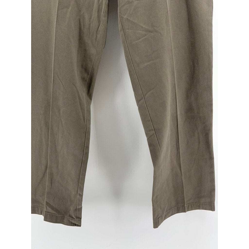 AMAZON ESSENTIALS Men's Taupe Straight-Leg Chino Pants SZ 35X30