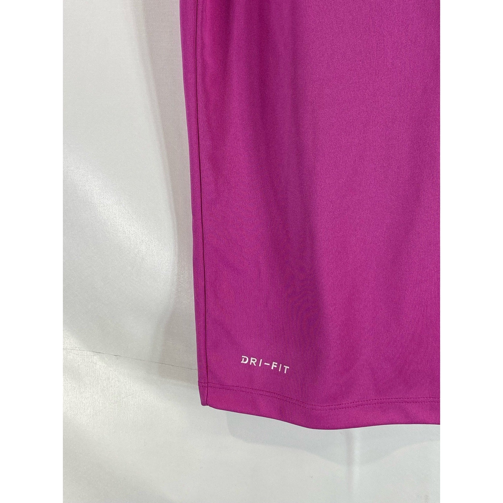 NIKE Men's Fuchsia Dri-Fit Short Sleeve Victory Golf Polo Shirt SZ M