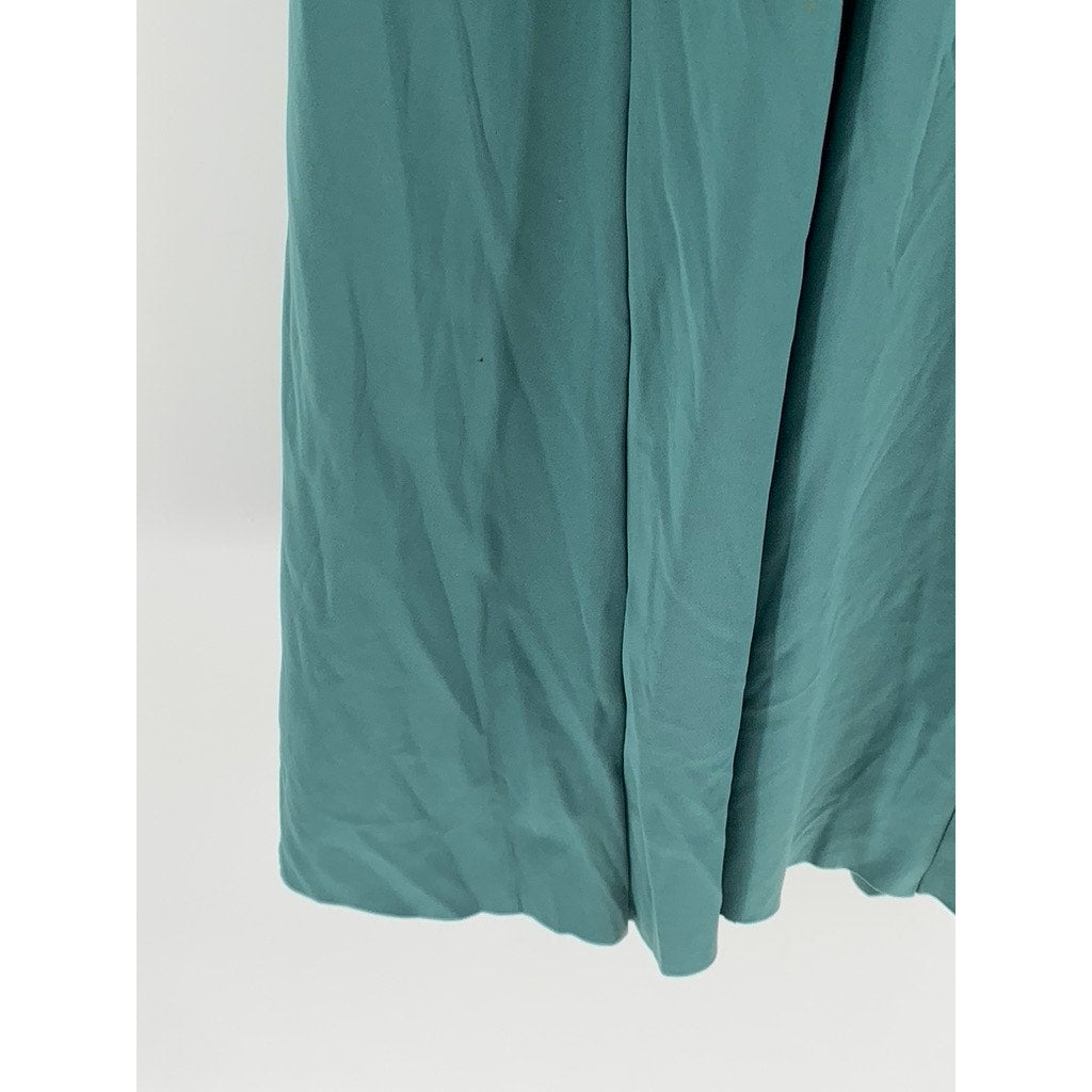 UNBRANDED Women's Plus Green Racerback Maxi Dress SZ 1X