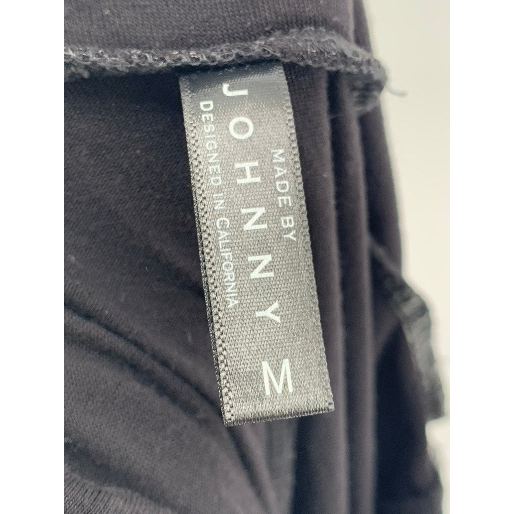 MADE BY JOHNNY Women’s Black Solid Pull-On Maxi Skirt SZ M