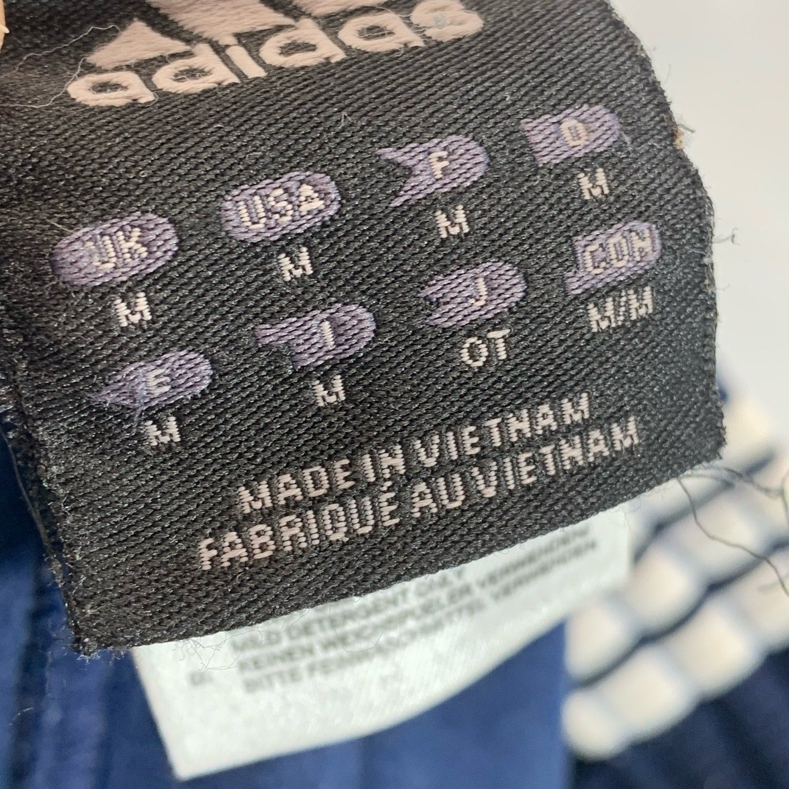 ADIDAS Men's Navy Three-Stripe Elastic Waist Pull-On Relaxed Fit Track Pant SZ M