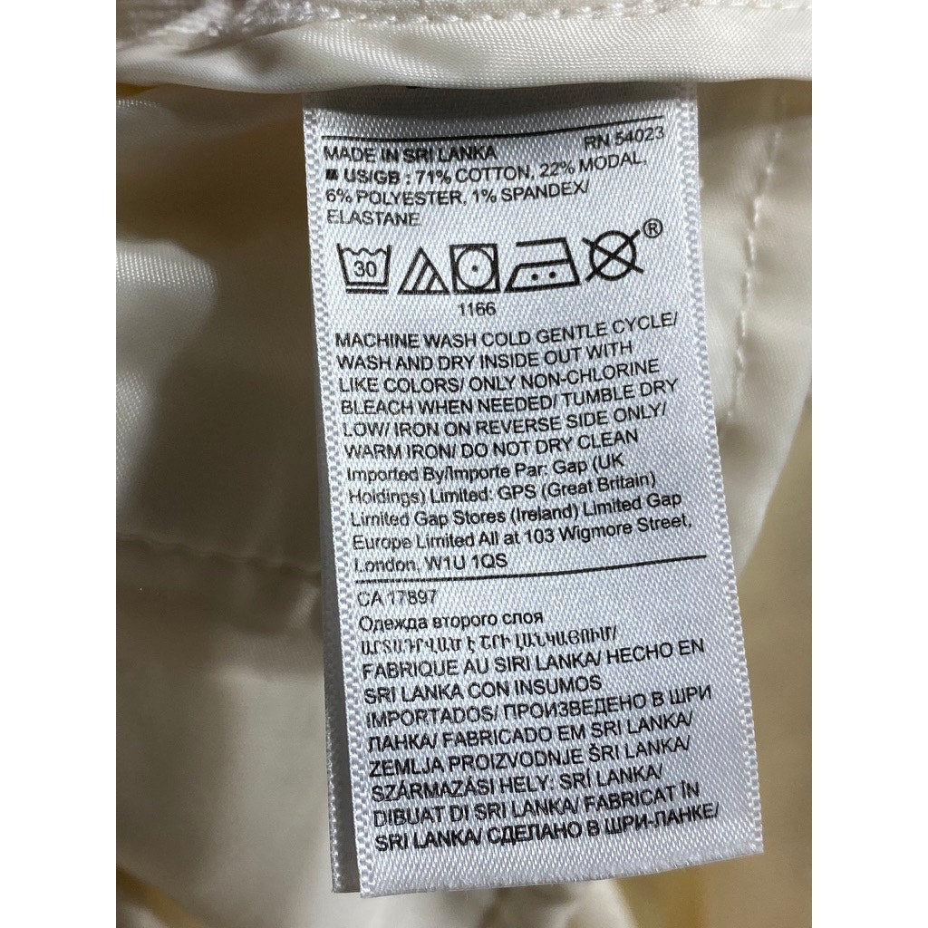 BANANA REPUBLIC Women’s Beige Wide-Leg Relaxed-Fit Pant SZ 6