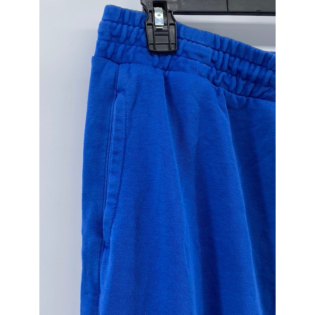 REEBOK Men's Royal Blue Drawstring Casual Pull-On Jogger Pants SZ L