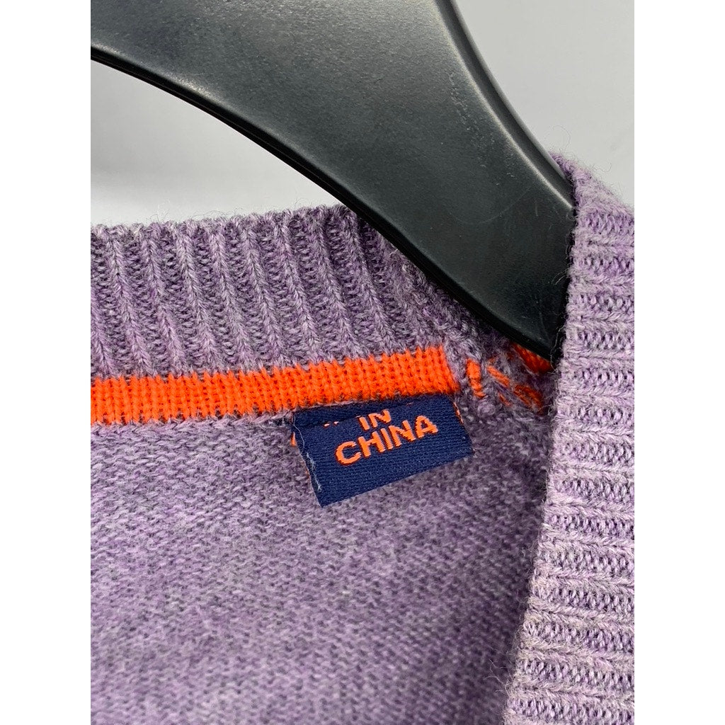 SUPERDRY Men's Orange Label Plum Knit Crewneck Sweater SZ 2XL