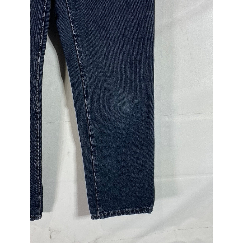 HARLEM WALKER ORIGINAL JOKER Women's Dark Blue Vintage Straight Leg Jean SZ 36/S