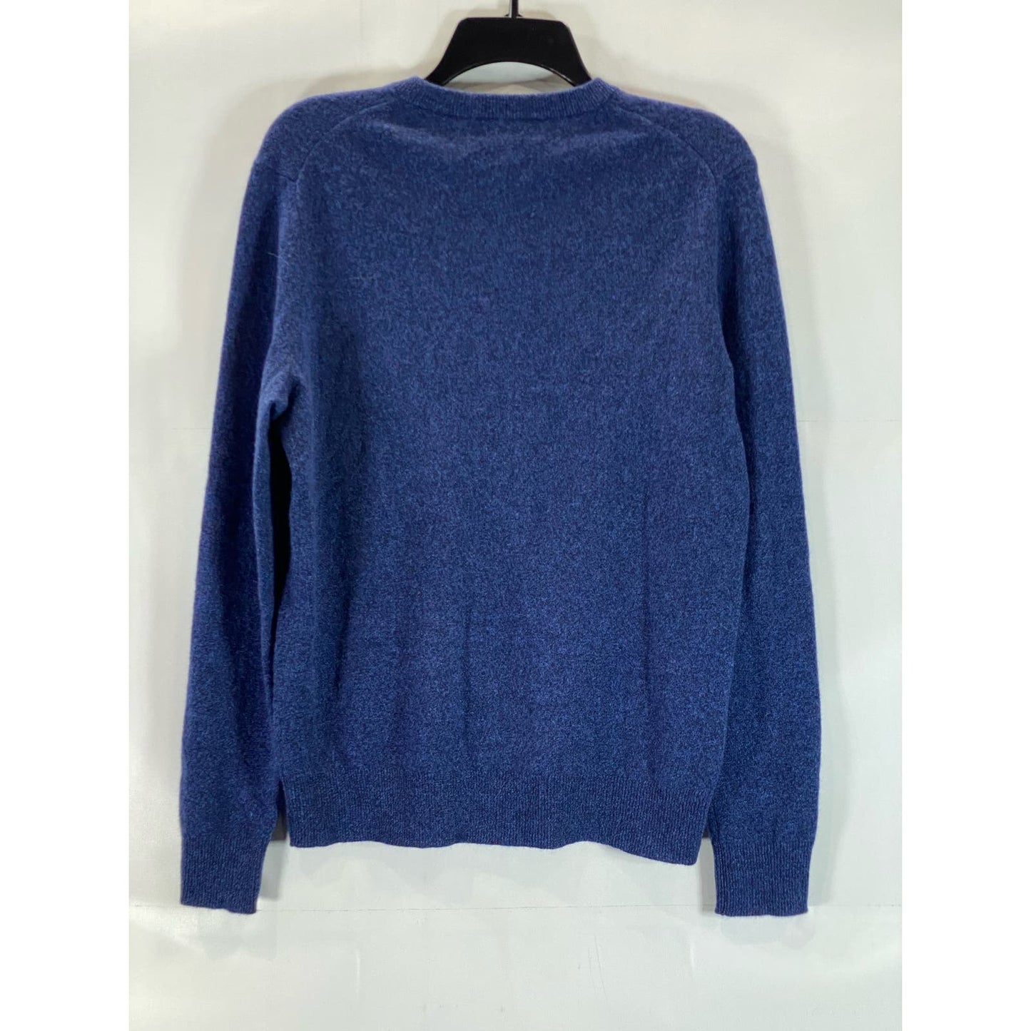 THE MEN'S STORE BLOOMINGDALES Men's Blue V-Neck Cashmere Pullover Sweater SZ S