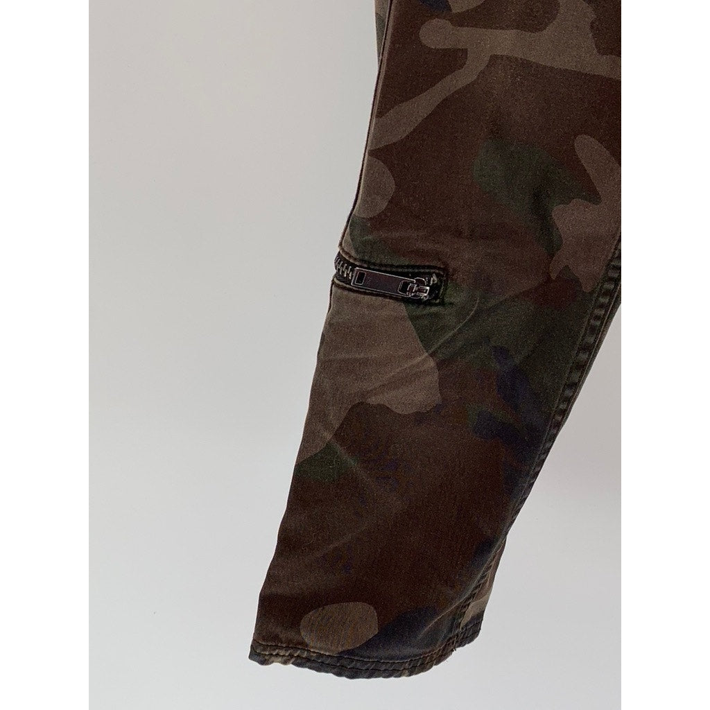 JOHN VARVATOS STAR USA Men's Green Camo Cargo Skinny Jeans SZ 29