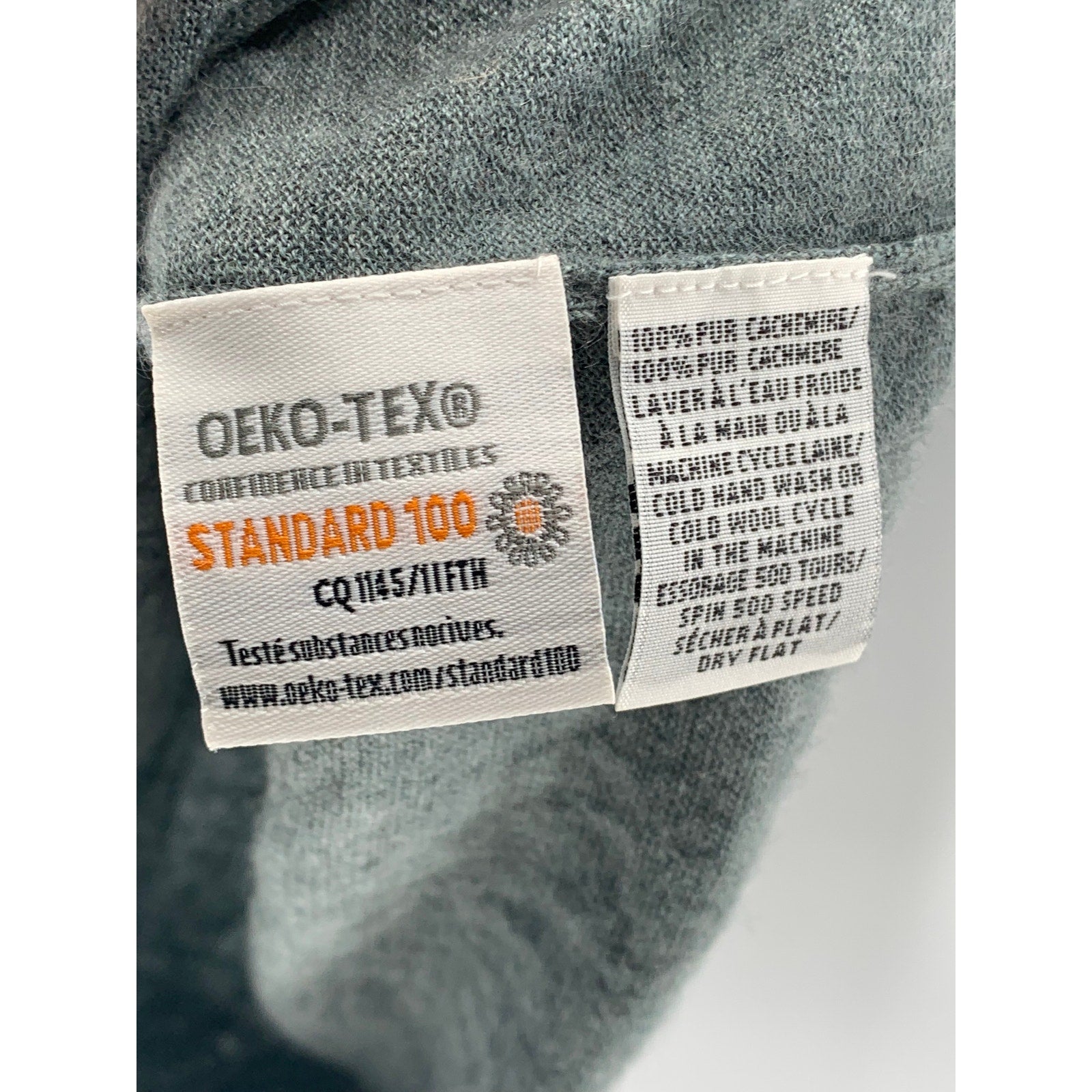 ERIC BOMPARD Men's Gray Cashmere Crewneck Knit Pullover Classic Sweater SZ M