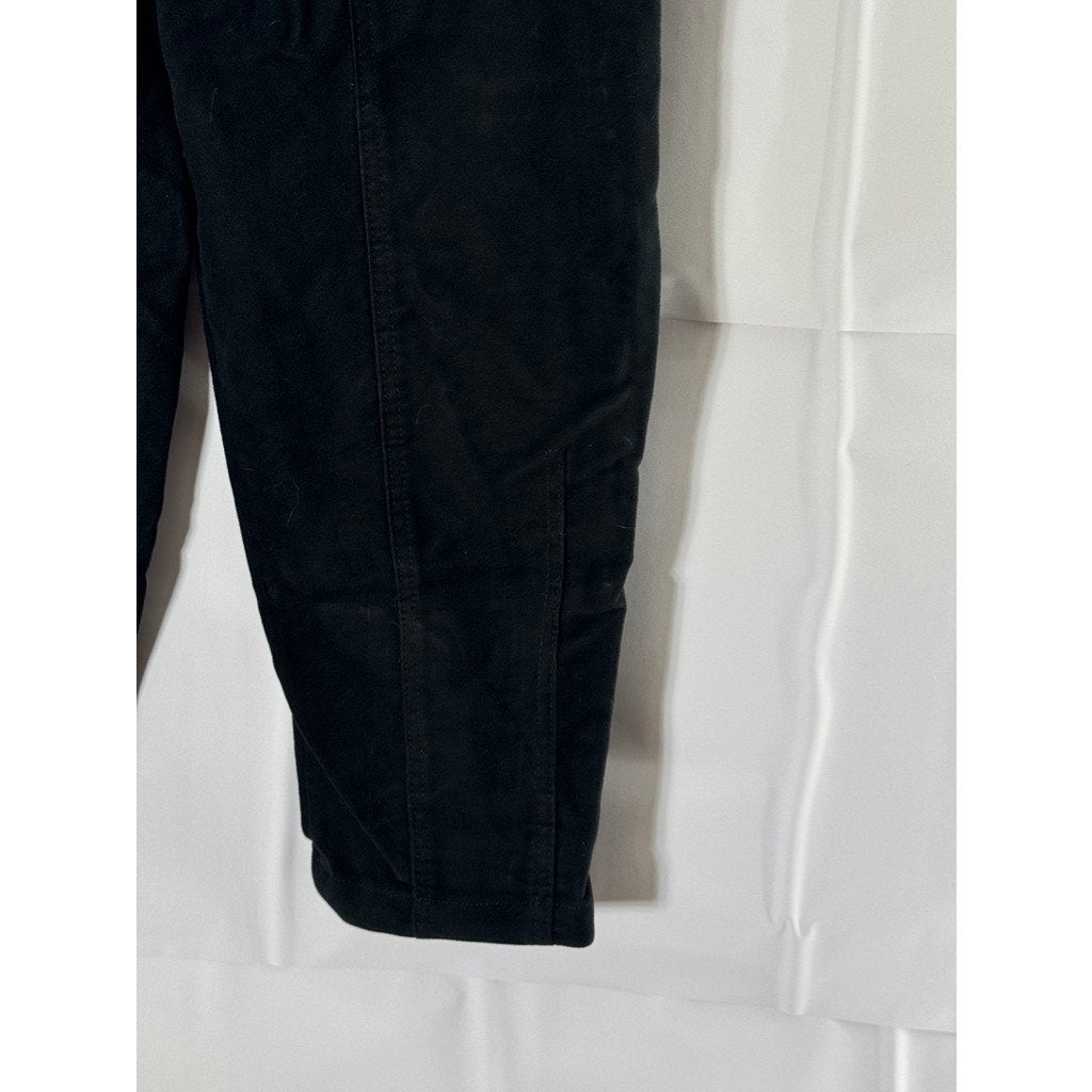 Aritizia BABATON 1-01 Women's Black Cargo Balboa Velvet HIgh Waisted Pant SZ 0