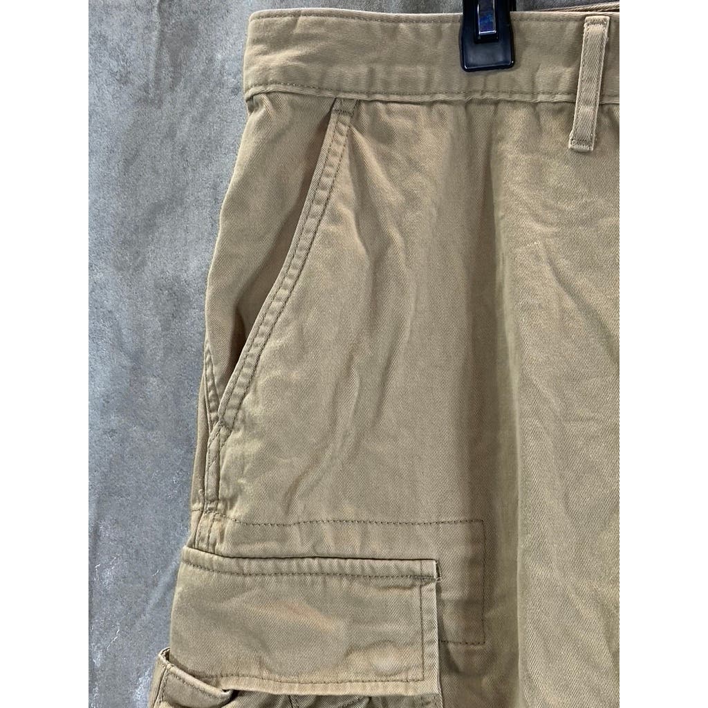 LEVI STRAUSS & CO. Two Horse Brand Men's Tan Regular-Fit Cargo Shorts SZ 44