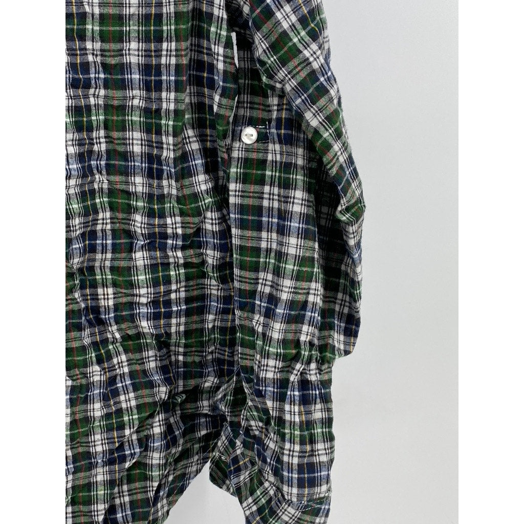 NEW DIRECTION Men's Green Button Down SIZE L