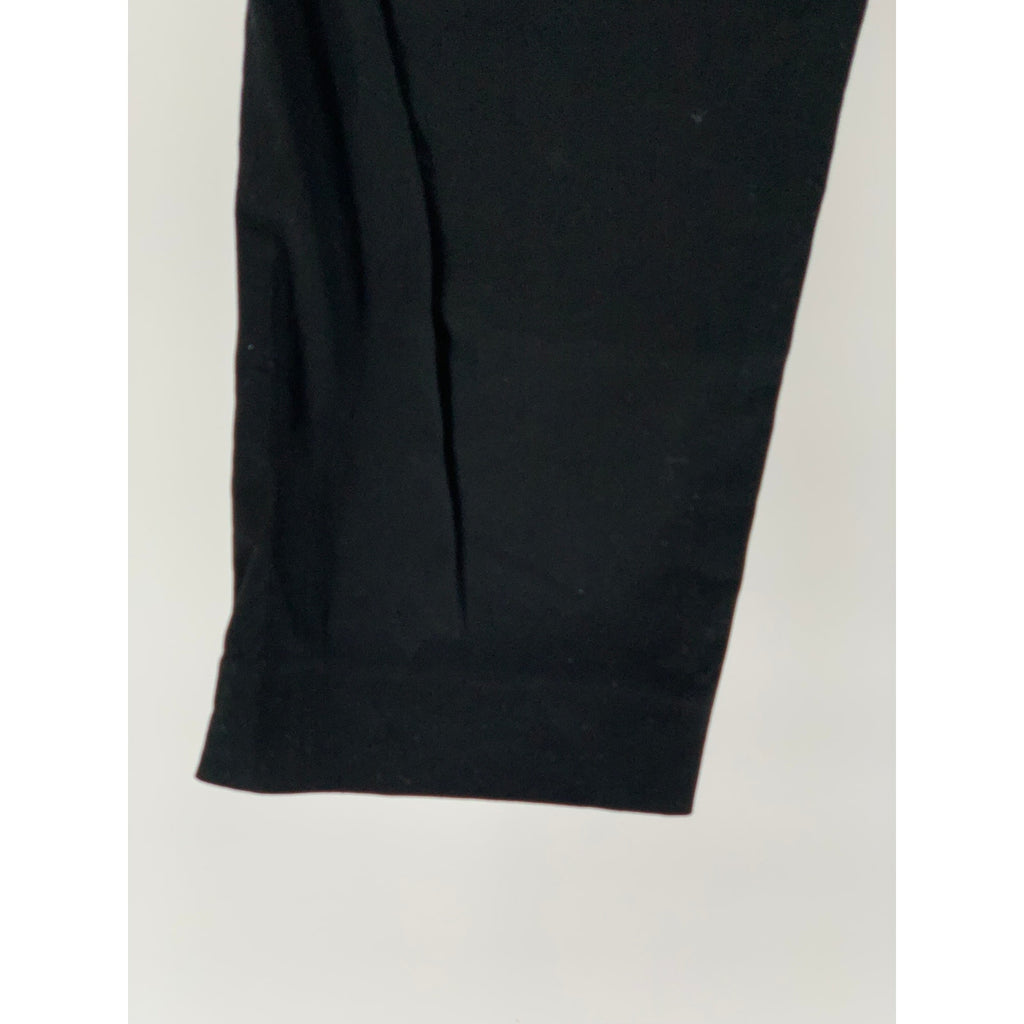 BANANA REPUBLIC Women's Black Solid Hampton Fit Cropped Chino Pant SZ 12