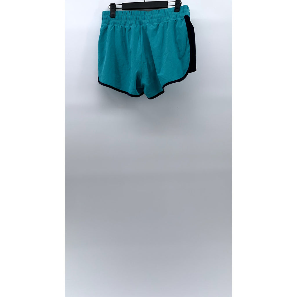 GAP Women's Blue-Black Trim Elastic Waist GapFit Pull-On Running Shorts SZ S
