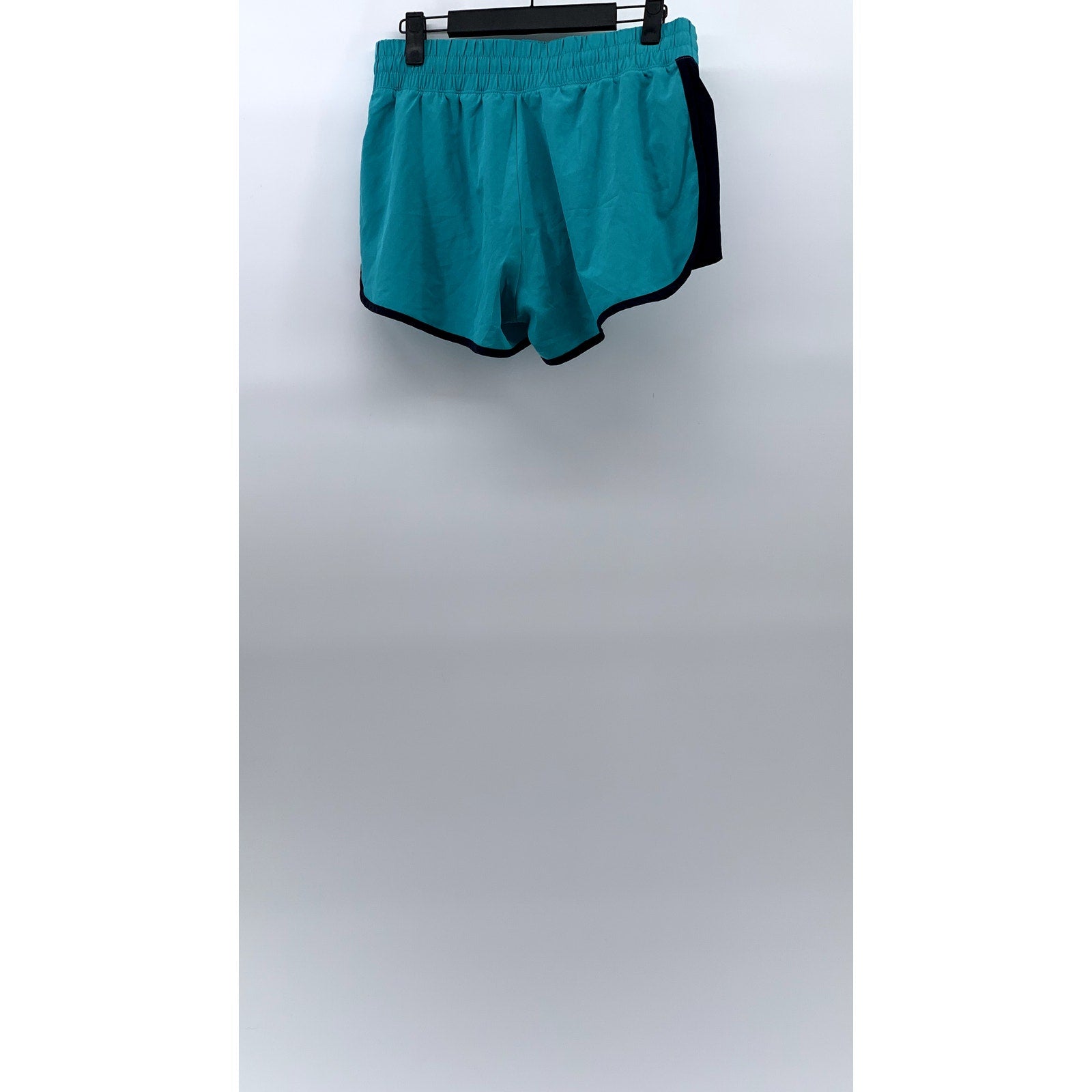 GAP Women's Blue-Black Trim Elastic Waist GapFit Pull-On Running Shorts SZ S