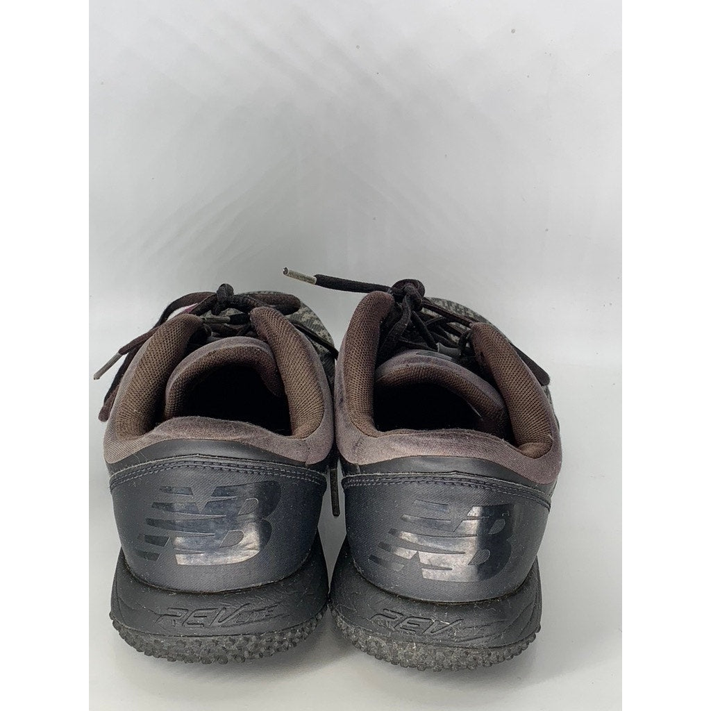 NEW BALANCE Men's Black-Gray Camo Fresh Foam Sneakers SZ 9