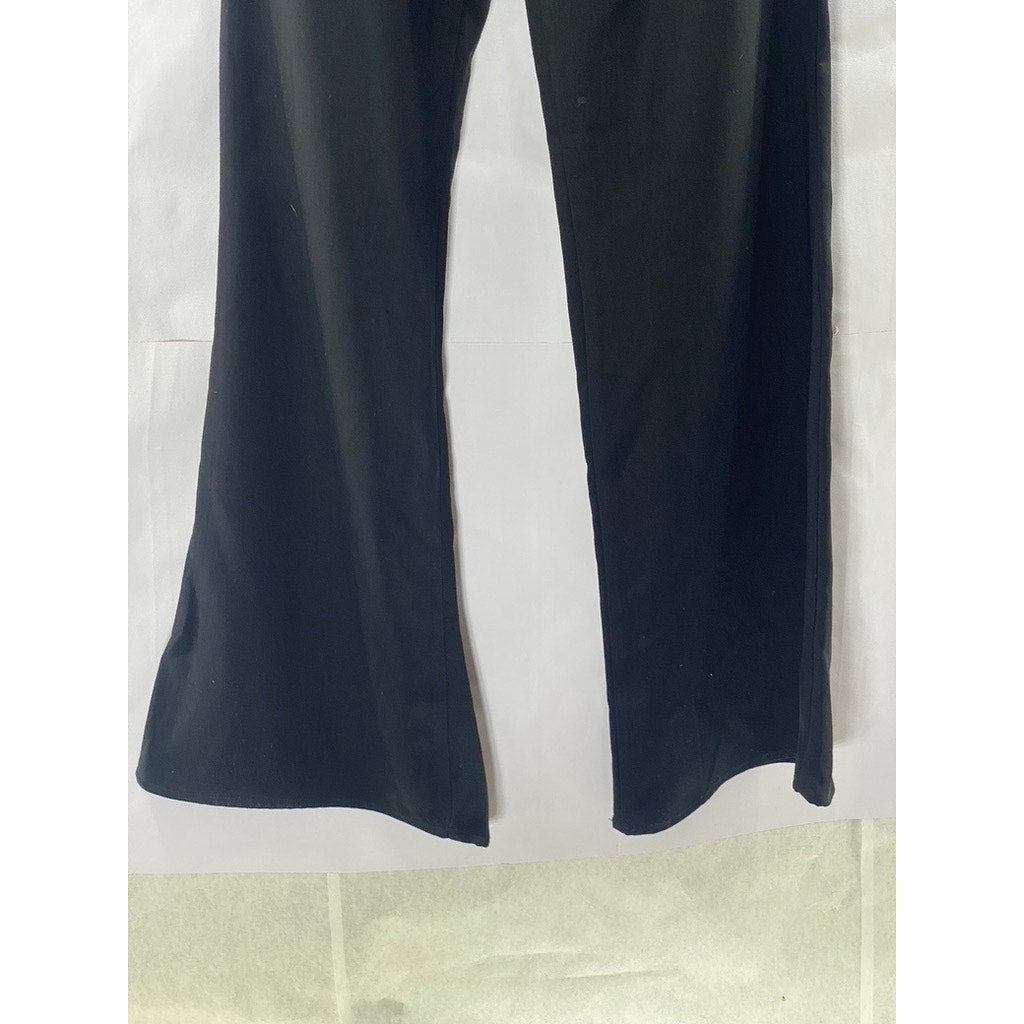 BY THE WAY Women's Black Aubrey Off-The-Shoulder Flare-Leg Jumpsuit SZ S