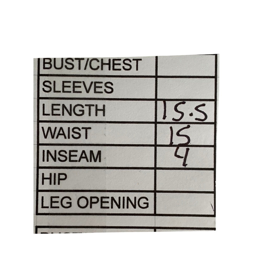 H&M Men's Black Linen Regular Fit Shorts SZ S