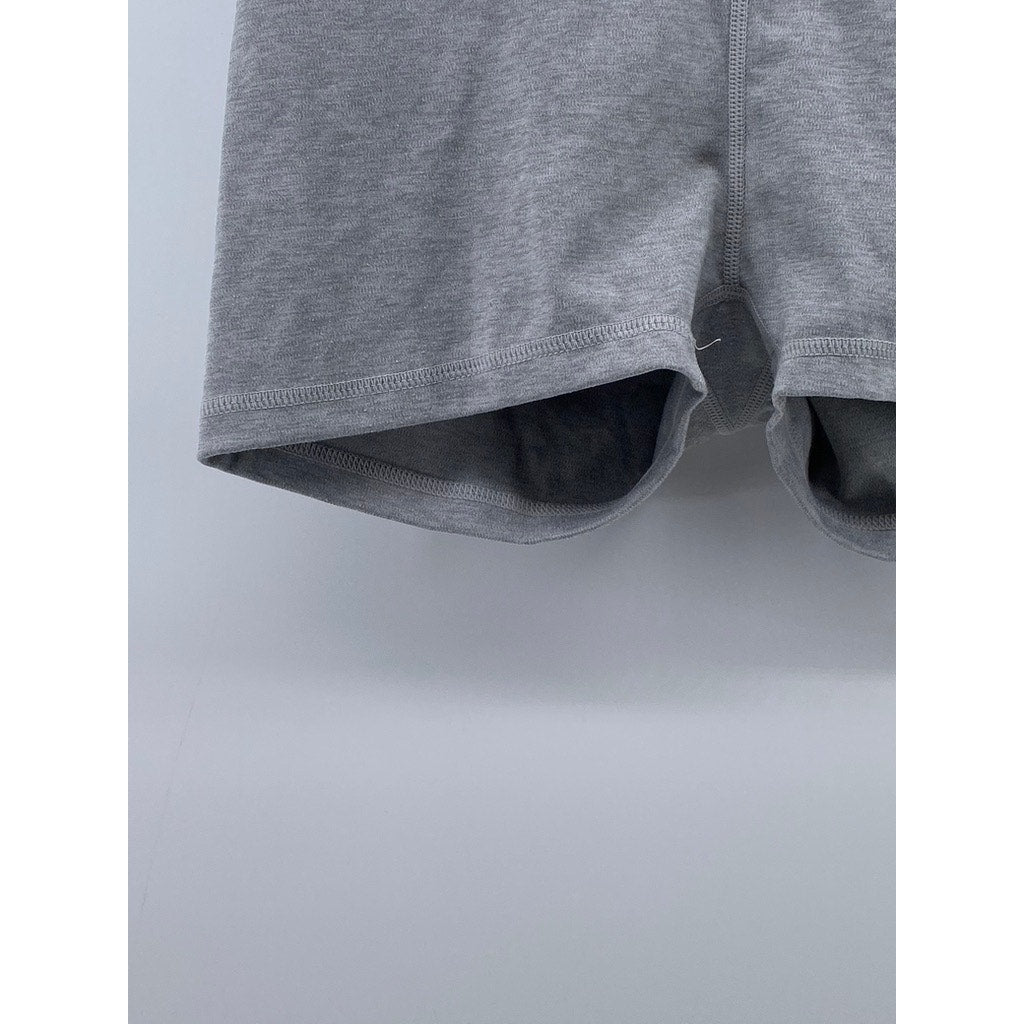 TYR Women's Heather Light Gray Base Kinetic High-Rise 2" Short SZ S