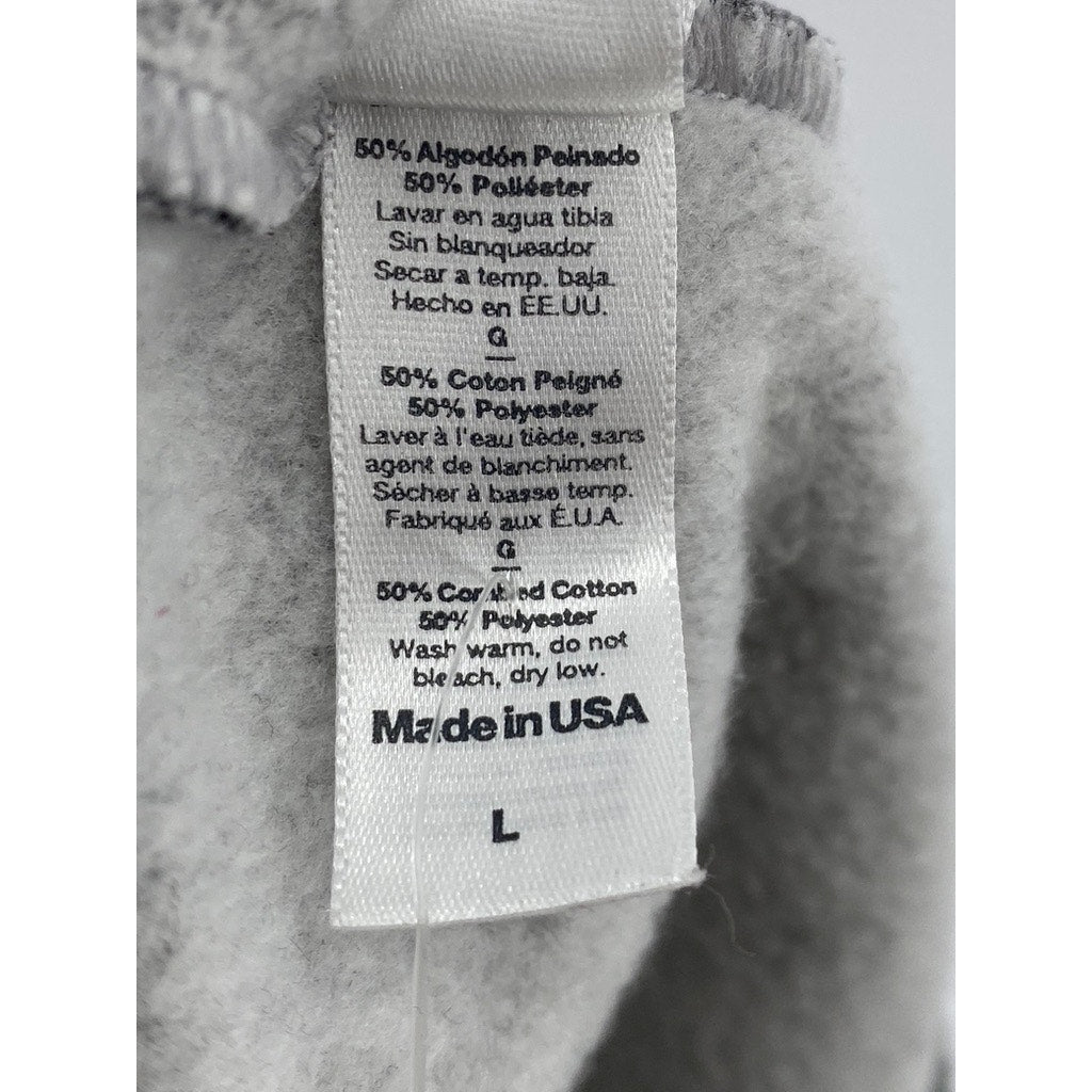 AMERICAN APPAREL Women's Charcoal Heather Fleece Casual Shorts SZ L