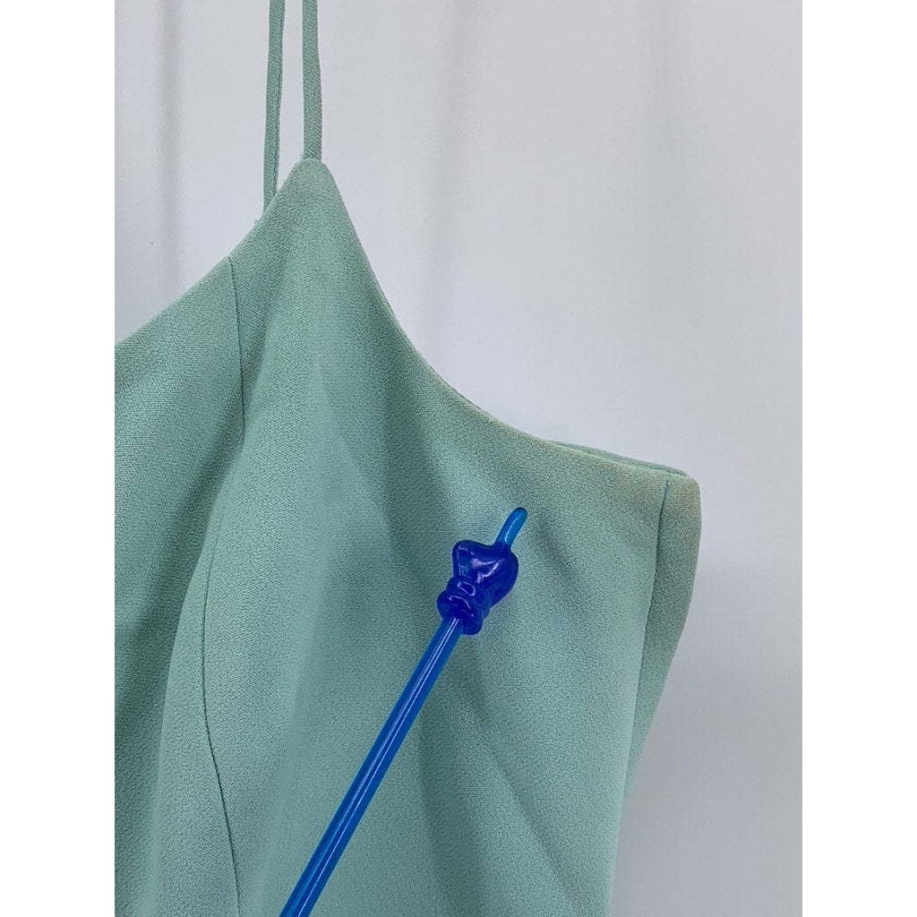 CARLISLE Women's Vintage Teal 3pc Pant Suit Set SZ 10