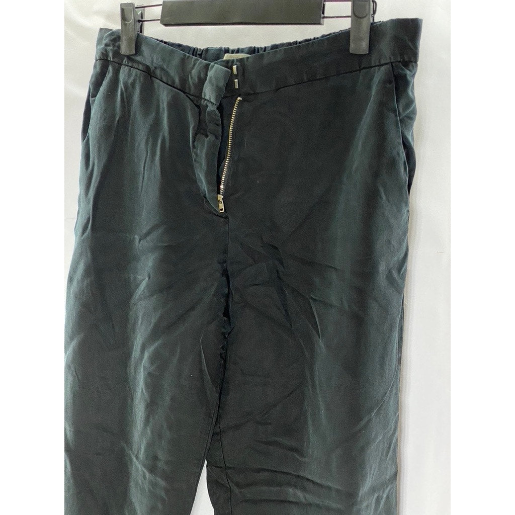 GAP Women's True Black Refined Track Slim Ankle Pant SZ 6