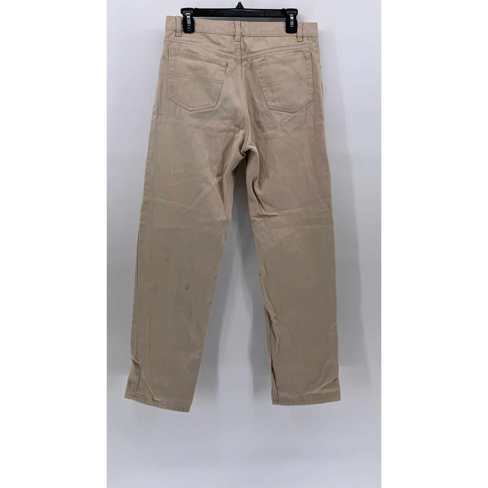 ENCRE INDUSTRIE Men's Tan Cotton Regular-Fit Straight-Leg Chino Pants SZ 40