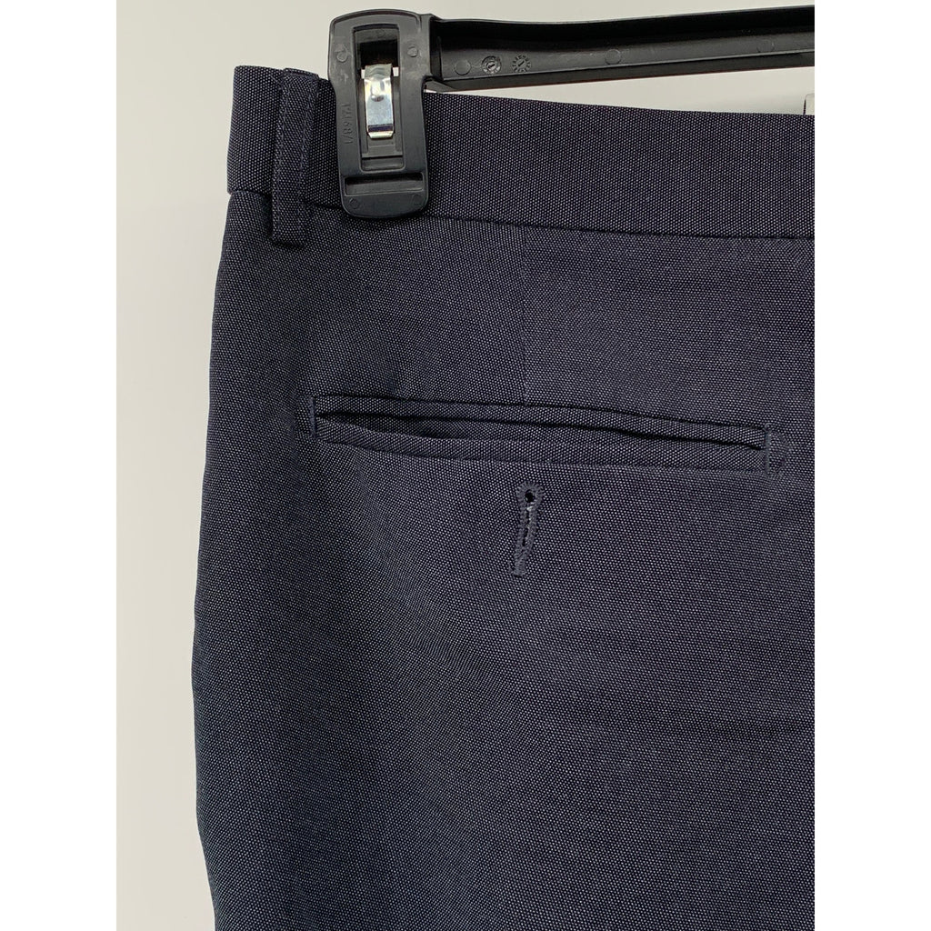 MICHAEL BRANDON Men's Navy Textured Slim-Leg Regular-Fit Pants SZ 36X32