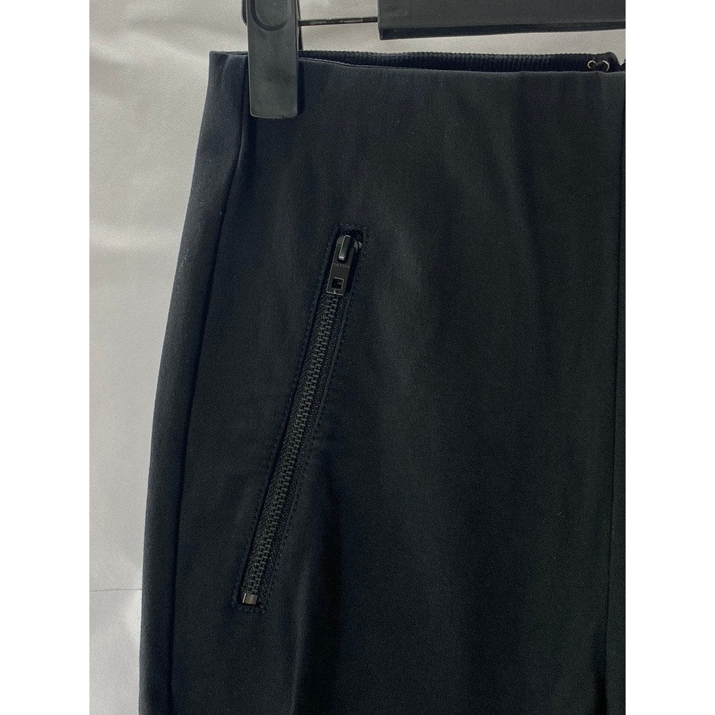 RAG & BONE Women's Black Zipper-Pocket Pull-On Skinny Pant SZ 0