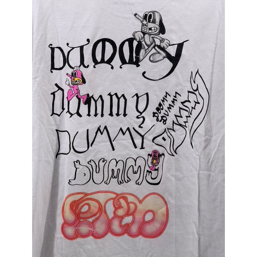 Men's White Portugal The Man Dummy Graphic T-Shirt SZ M