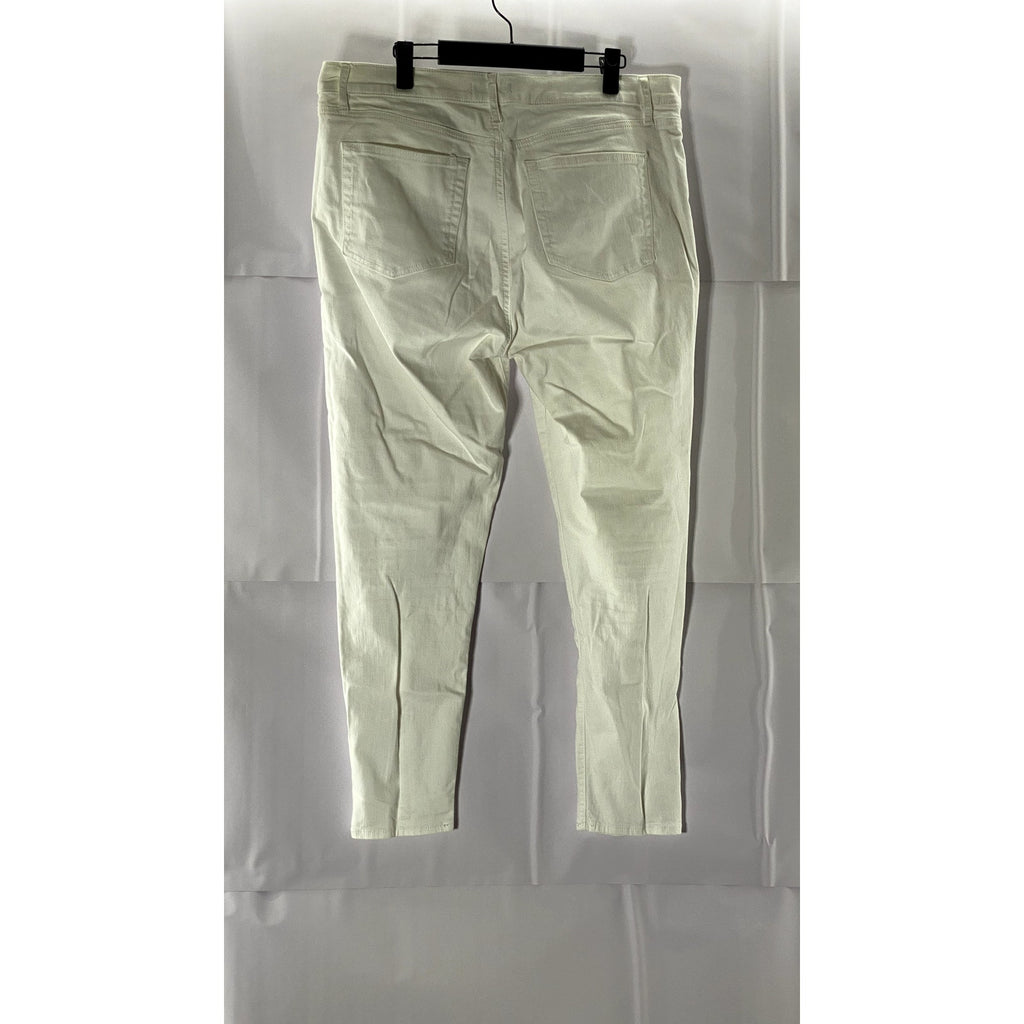 LOFT Women's White The Skinny Modern Denim Five-Pocket Jeans SZ 31