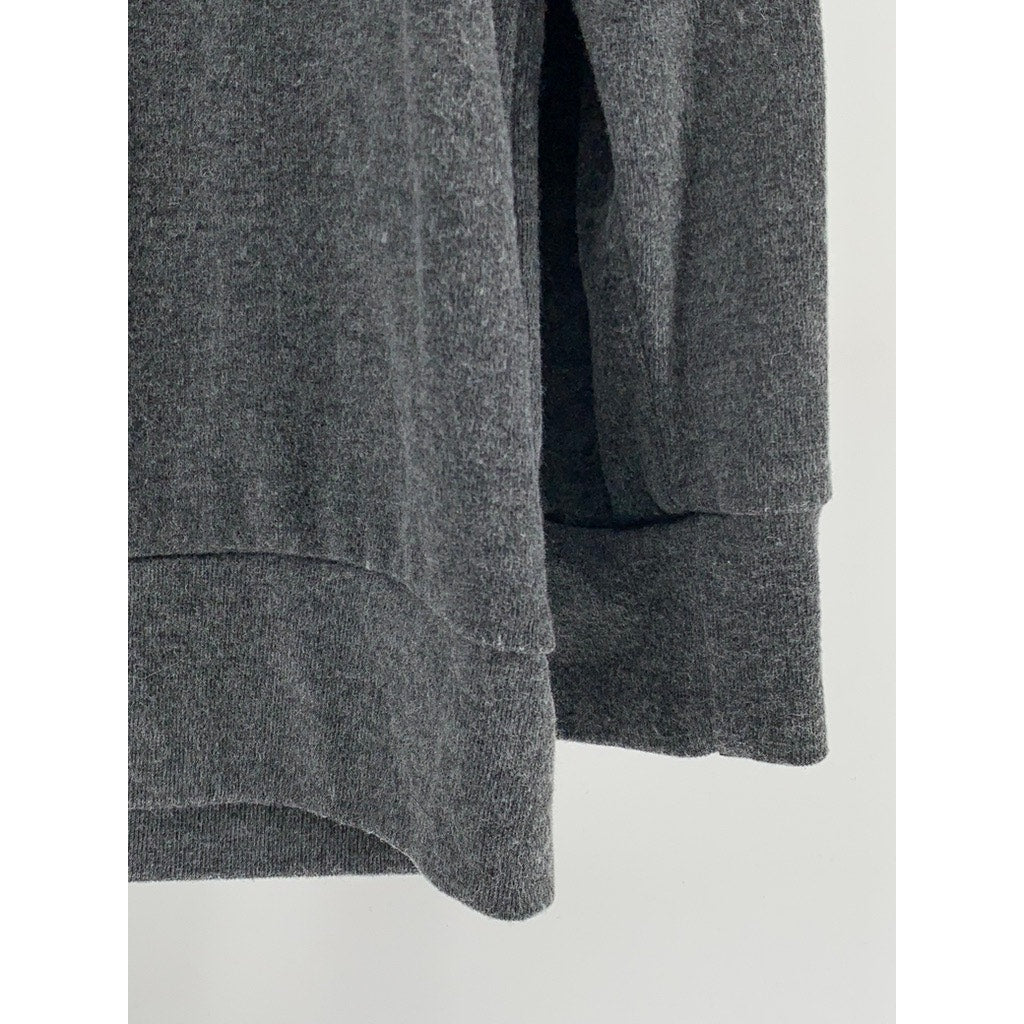 UNBRANDED Women's Charcoal Graphic Long Sleeve Sweatshirt SZ M