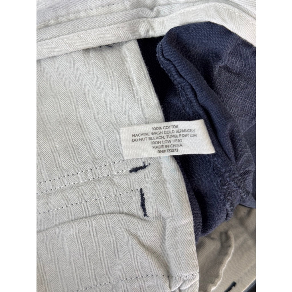 SATURDAYS NEW YORK CITY Men's Navy Regular-Fit Chino Shorts SZ 31