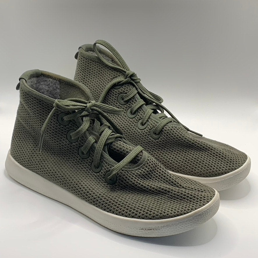 ALLBIRDS Women's Olive Tree Topper Lightweight Hi-Top Lace-Up Sneakers SZ 9