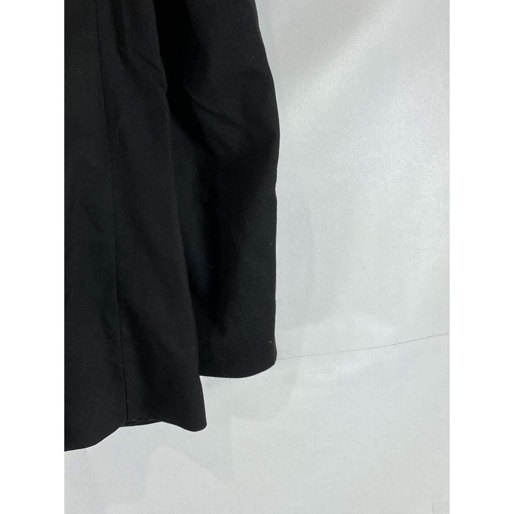 TIFFANY & CO Wardrobe Men's Solid Black Two-Button Blazer SZ 42R