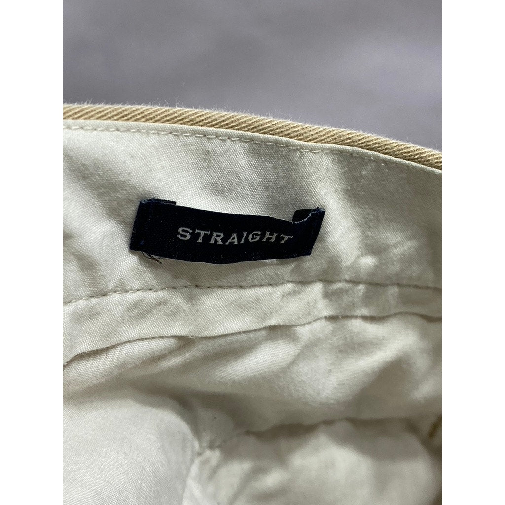 J.CREW Men's Tan Straight-Fit Flex Four-Pocket Chino Pant SZ 32X32