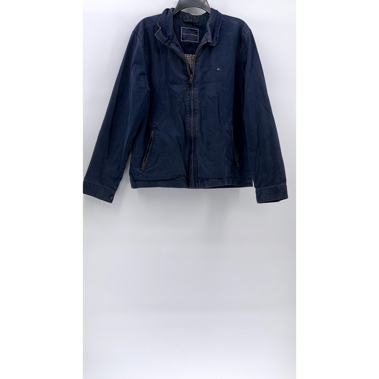 TOMMY HILFIGER Men's Regular Fit Zip-UP Long Sleeve Jacket SZ M