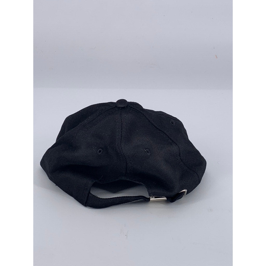 AVIATION Men's Black-White Embroidered Adjustable Hat SZ OS