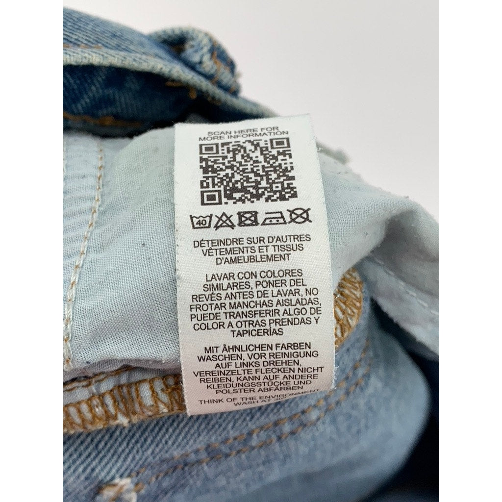 ASOS DESIGN Men's Blue Denim Classic Rigid Jeans SZ 30X34