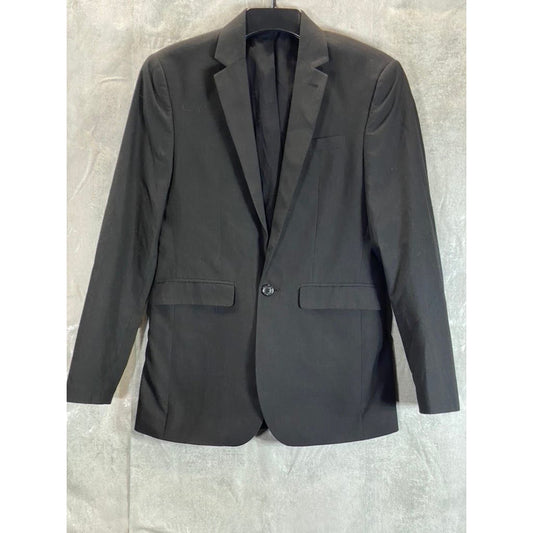 ASOS Men's Black Solid Single-Button Blazer SZ 34