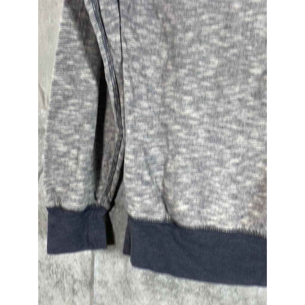 J.CREW Men's Gray Heather Cotton Pullover Hoodie SZ S