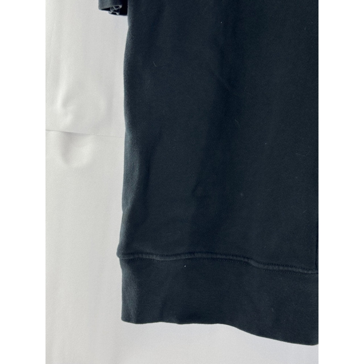 OAK Women's Black Solid Long Heavyweight Long Sleeve Zip-Up Cotton Hoodie SZ XL