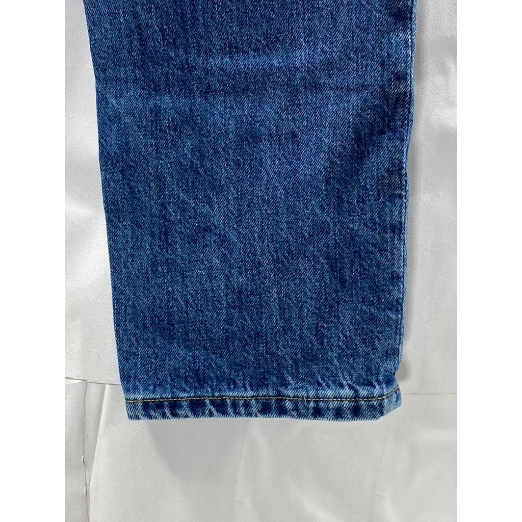 EVERLANE Women's Dark Blue Denim The Curvy 90's Cheeky Straight Ankle Jean SZ 27