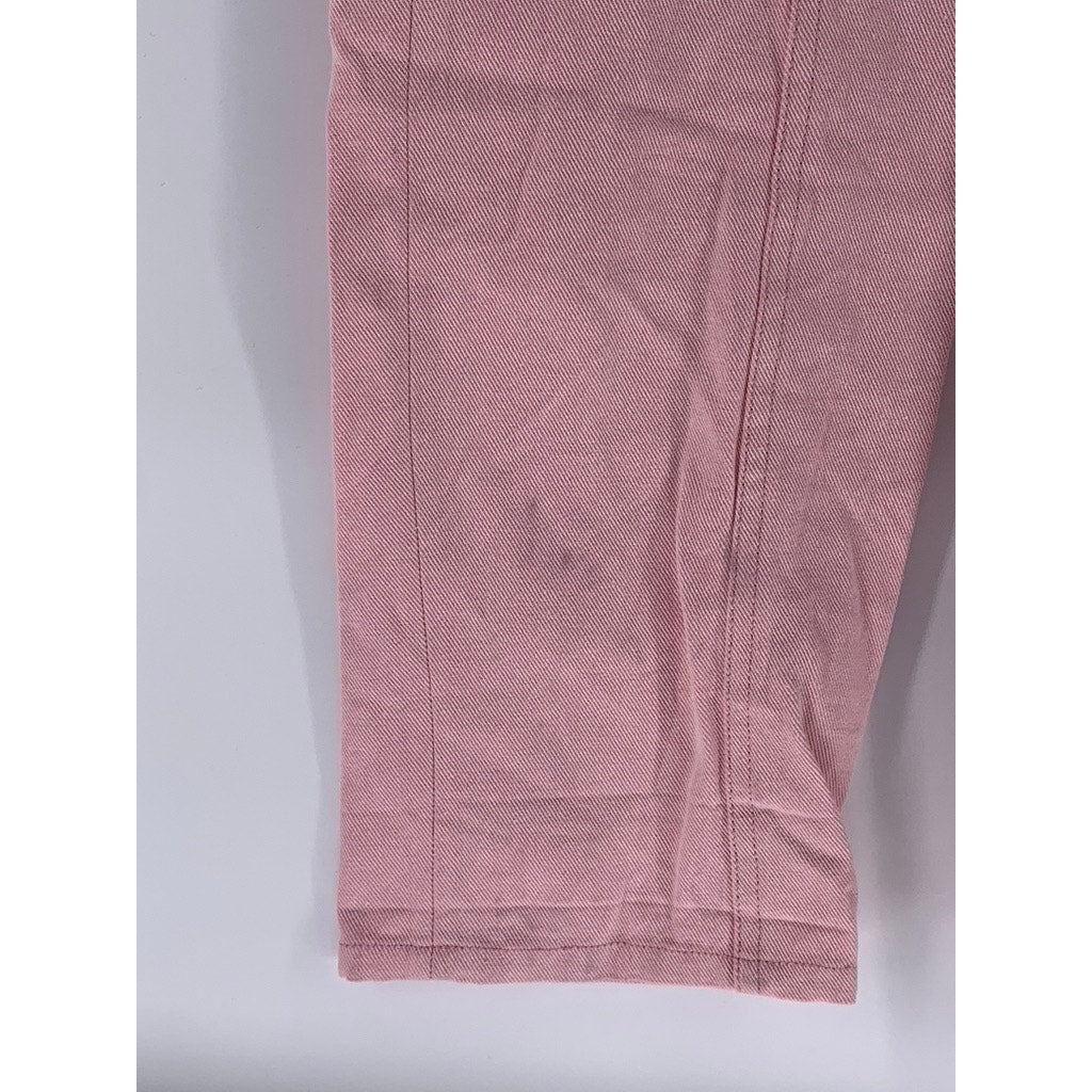 & OTHER STORIES Women's Light Pink Half-Zip Belted Short Sleeve Jumpsuit SZ 4