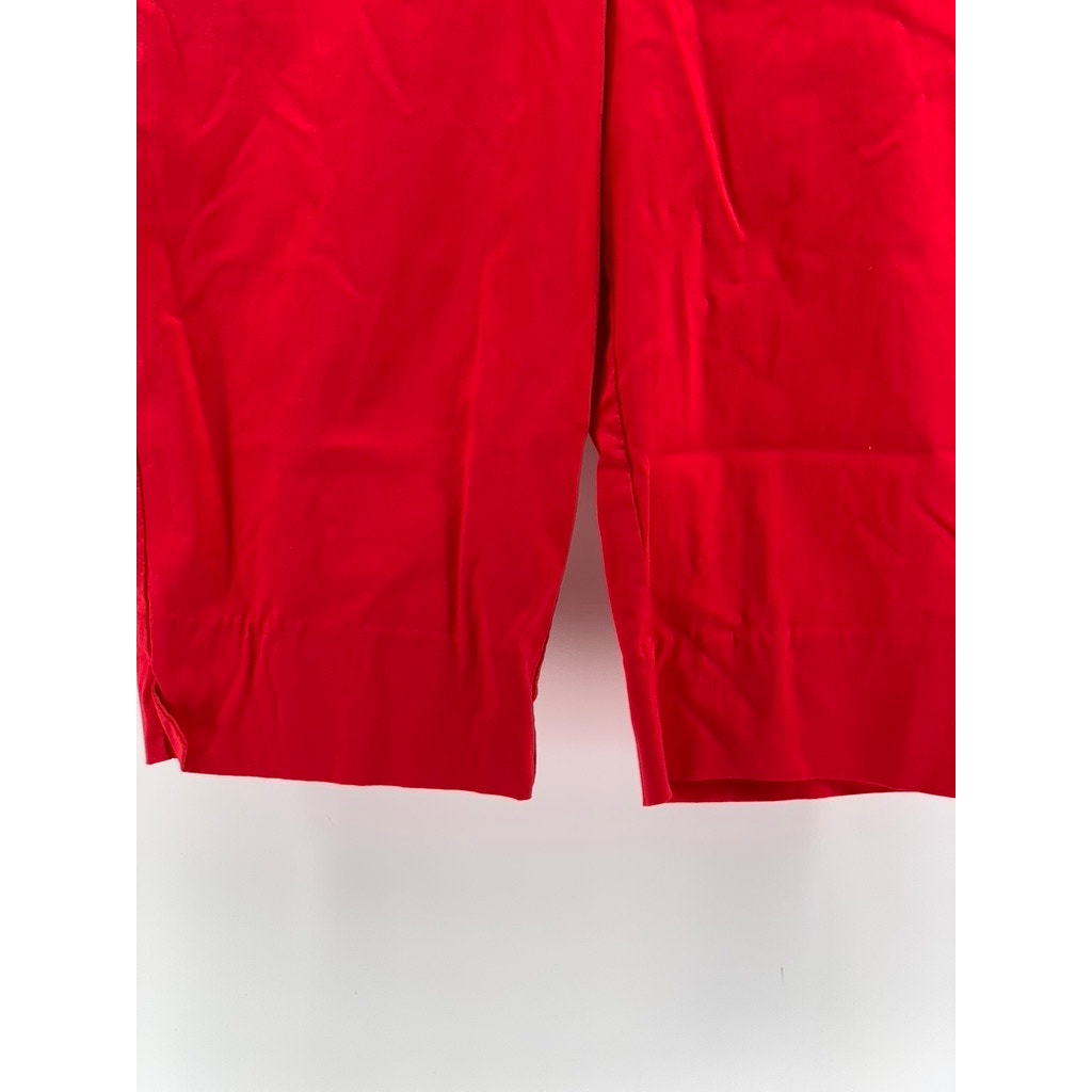 ALFRED DUNNER Women's Petite Red Bermuda Shorts SZ 18P