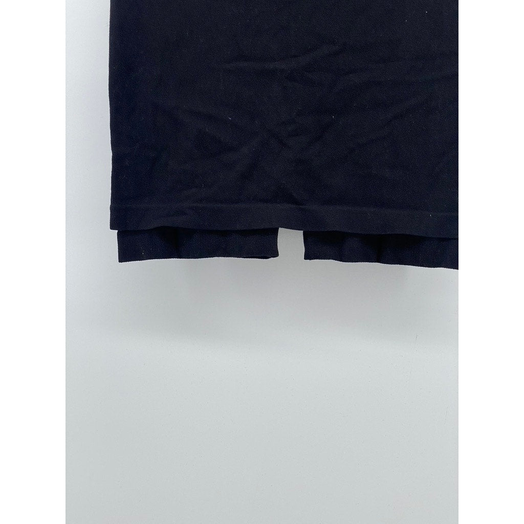 ZARA Women's Black Under Layer Rib Knit Mini Skort SZ XS/S