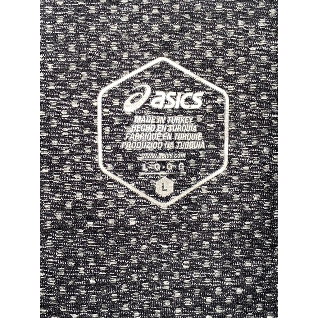 ASICS Men's Gray Crewneck Race Seamless Long Sleeve Active T-Shirt SZ L