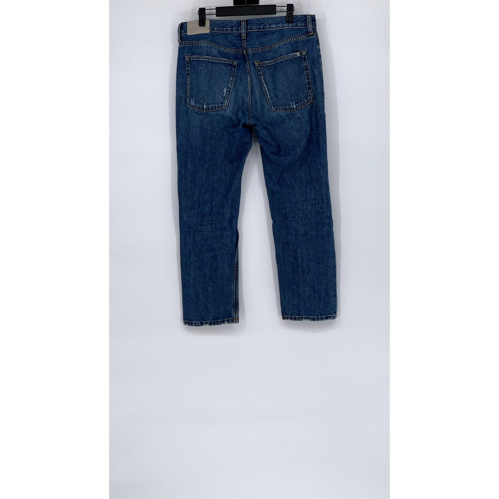 EVERLANE Men’s Dark Blue Denim The Relaxed Straight-Fit Jeans SZ 28